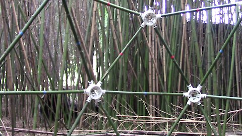 Bamboo Geodesic Dome - How to Build a Geodesic Dome with Bamboo