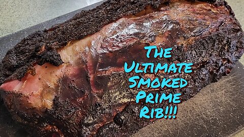 The Ultimate Prime Rib Smoked and Seared on a Franklin BBQ Offset Smoker!!! - Start to Finish