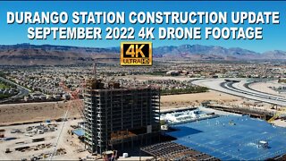 Durango Station Construction Update September 2022 4K Drone Footage