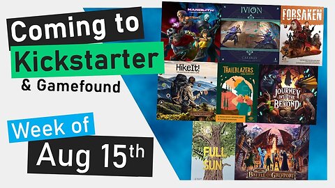 📅Upcoming Boardgames | Trailblazers, Journey Into the Beyond, Ivion, Forsaken, Battle for Greyport