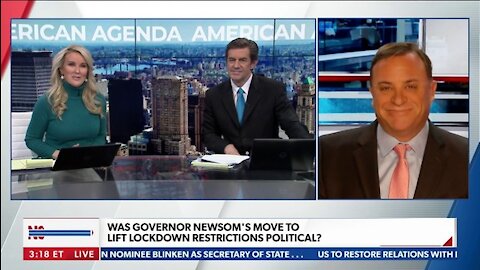 California Governor Gavin Newsom Lifts Covid Lockdown Orders