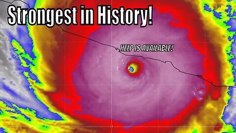 The Strongest Hurricane In History Making Landfall In Mexico!