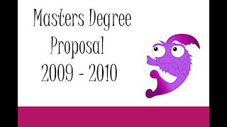 Masters Degree Proposal