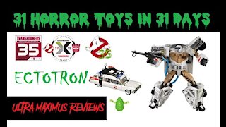 🎃 Ectotron Transformers Ghostbusters 35th Anniversary Crossover 31 Horror Toys in 31 Days