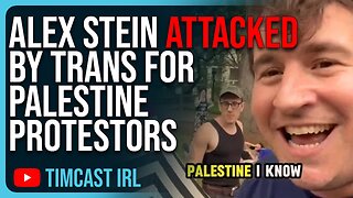 Alex Stein ATTACKED By Trans For Palestine Protestors, College Protests Are Getting VIOLENT