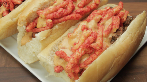 Hot Cheetos Nacho Dog