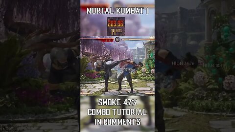 FULL SMOKE Combo Tutorial IN COMMENTS! #mk1 #combotutorial #shorts