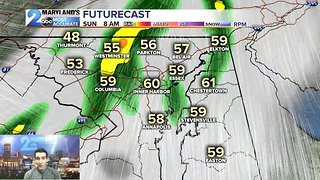 Rain Arrives Sunday, Chilly Weather Returns