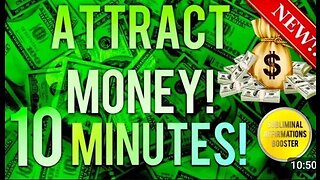 🎧 ATTRACT MONEY & WEALTH IN 10 MINUTES! SUBLIMINAL AFFIRMATIONS BOOSTER! REAL RESULTS DAILY!