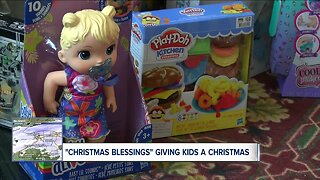 "Christmas Blessing" helping less fortunate kids have lots of presents under the tree
