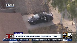 Apparent case of road rage injures father, daughter in Phoenix