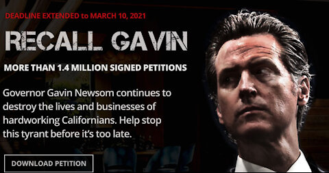 The People Of California Are Standing Up & Gavin Newsom Is About To Be Shown The Door!