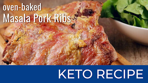 Oven Baked Masala Pork Ribs | Keto Diet Recipes