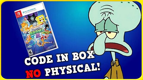 Nickelodeon All Star Brawl 2 for Switch is Just a Code in Box