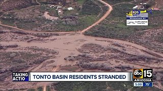 Tonto Basin residents stranded in Arizona