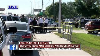 Deputy shoots man outside Winghouse in Largo
