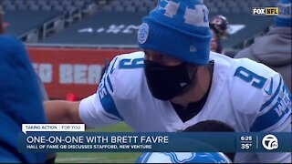 Brett Favre wants to see Matthew Stafford find playoff success -- with the Lions