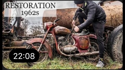 Full Restoration Old Motorcycle Jawa 1962s 2-stroke - FINAL VIDEO