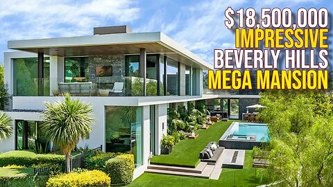 Inside $18,500,000 Impressive Beverly Hills Mega Mansion