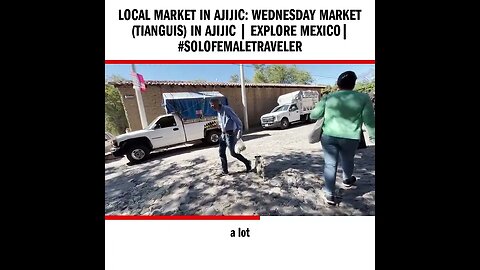 Local Market in AJIJIC: Wednesday Market (TIANGUIS) in Ajijic | Explore MEXICO| #solofemaletraveler