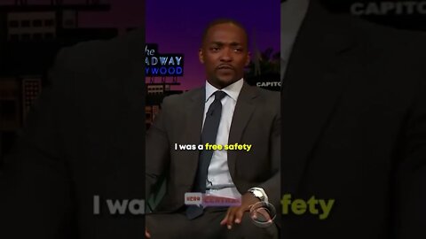 Why Anthony Mackie Quit Football #shorts