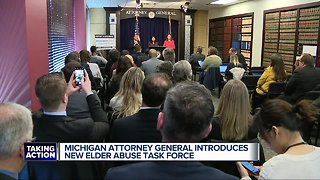 Michigan Attorney General introduces new elder abuse task force