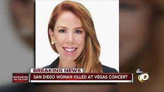 San Diego woman killed at Vegas concert