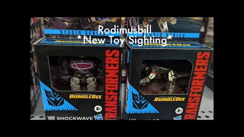 Studio Series Core Class Ravage and Shockwave - *Rodimusbill New Toy Sighting* - Walmart #short