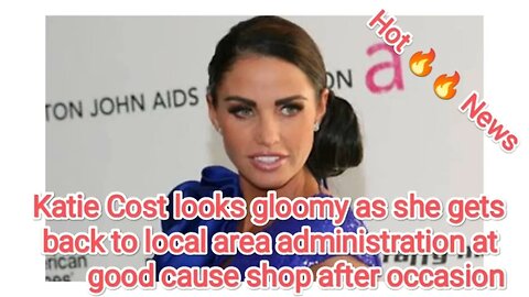 Katie Cost looks gloomy as she gets back to local area administration at good cause shop after