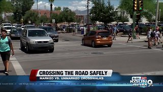 City of Tucson thinks about Crosswalk Differences in repaved roads