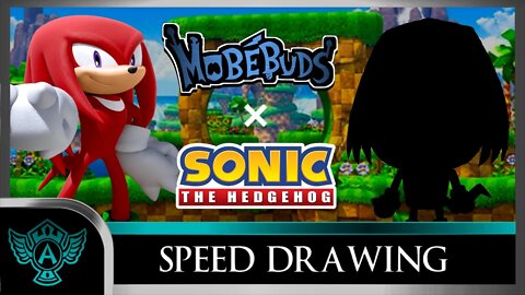 Speed Drawing: Sonic The Hedgehog - Knuckles (Mobébuds Style)