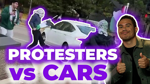 Protesters vs Cars 😂