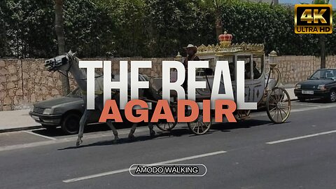 Agadir Ctiy Morocco Walking Tour (4K HDR, 60 FPS)