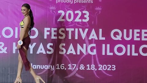 2023 Iloilo Festival Queen & Hiyas sang Iloilo on their swimsuit wear