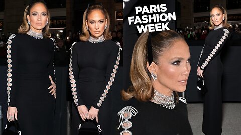 Jennifer Lopez at Paris Fashion Week 2024