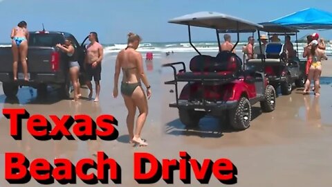 Driving Down a Texas Beach - What Are Texas Beaches Like?