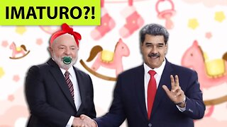 Falsa imaturidade?! Lula recebe e exalta Maduro no Brasil