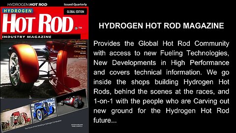 Revving into the Future:Unleashing Hydrogen Power in the Hottest Hot Rods| Hydrogen Hot Rod Magazine