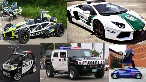 The strangest 10 police cars in the world