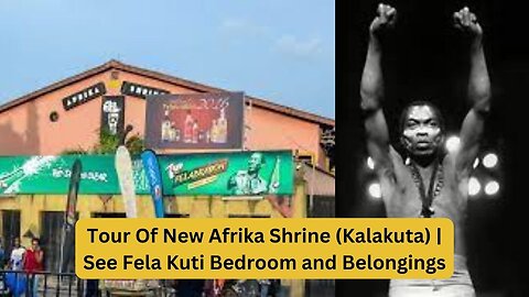 Tour Of New Afrika Shrine (Kalakuta) | See Fela Kuti Bedroom and Belongings