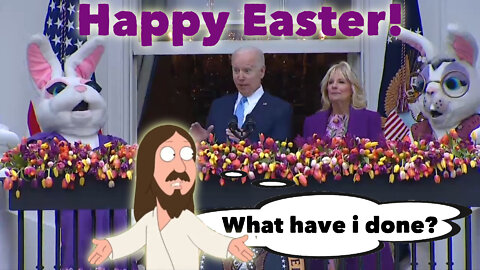 President Joe Biden and Fist Lady Jill Biden Easter speech / Joke 🤣😂