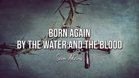 Sam Adams - BORN AGAIN -- by the Water AND the Blood
