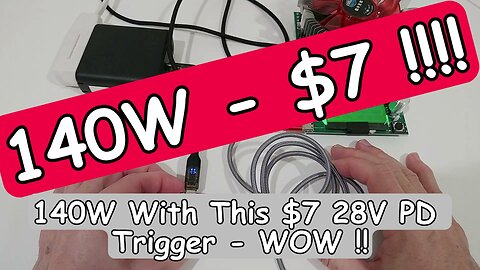 This Cheap $7 28V PD Trigger Can Handle 140W - Wow Wow Wow !!!