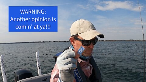 The Striper Blues Journal - Video Log 60 - 03-09-21 - Warning Labels - Captain T Just LOVES Them!!