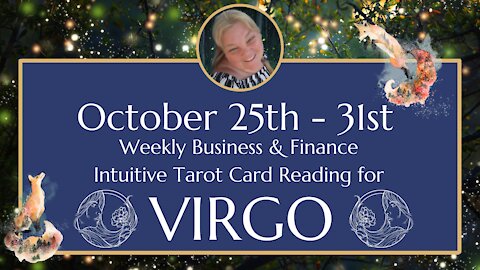 ♍ VIRGO 👧 | OCTOBER 25th - 31st | WHAT'S HOLDING YOU BACK? | Weekly BUSINESS Tarot Reading