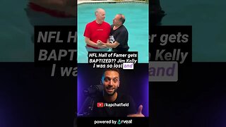 NFL Hall of Famer gets BAPTIZED?? (Jim Kelly|) #jesus #bible #holyspirit #christianity #god
