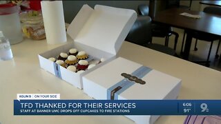 Banner UMC Trauma Division partners with Nothing Bundt Cakes to give back to local EMS workers