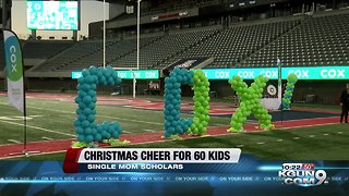 Cox brings holiday cheer to single moms