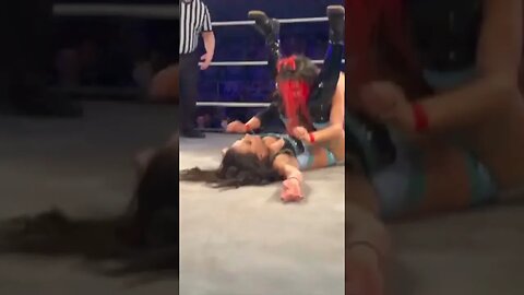 Brittany Blake Powerbombs Kelsey Raegan 😳