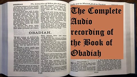 Obadiah: Satan hates the word of God! Audio book